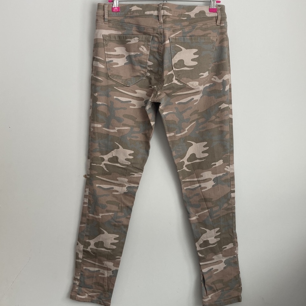 Loft| Faded Camo Relaxed Skinny Jeans sz27/4 - Picture 4 of 7